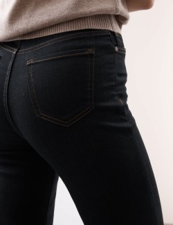 Džíny s vysokým pasem ze směsi lyocellu