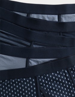 5pk Cotton Stretch Geometric Trunks
