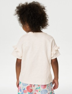 Pure Cotton Sequin T-Shirt (2-8 Yrs)