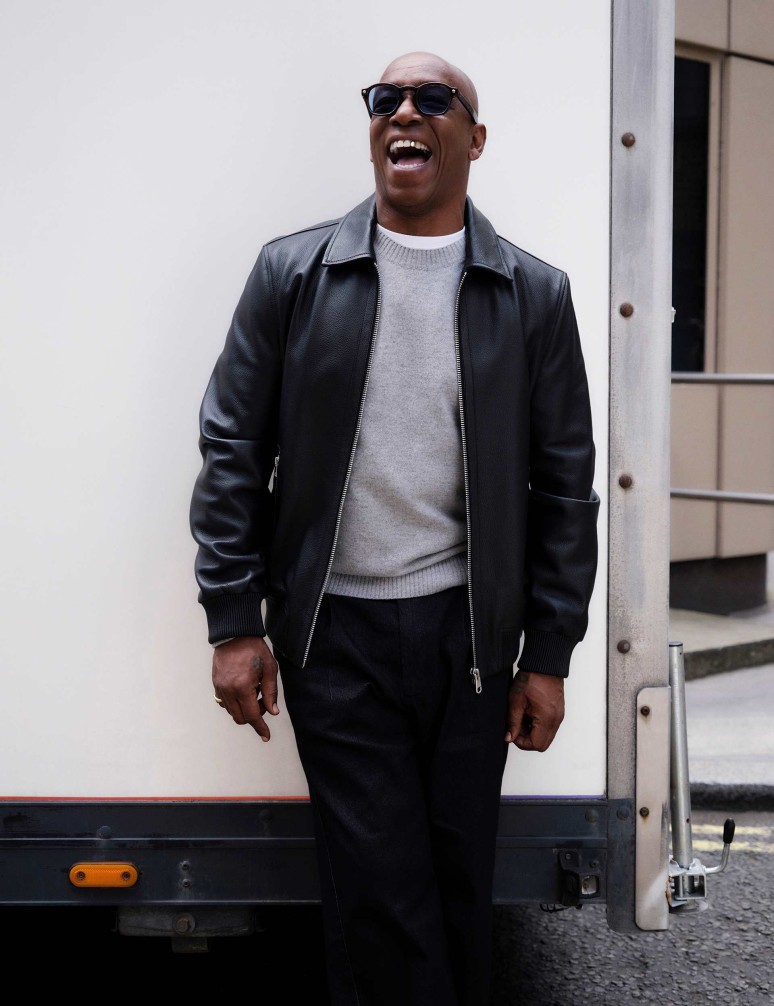 Leather Harrington Jacket