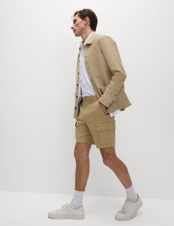 Stretch Cargo Shorts