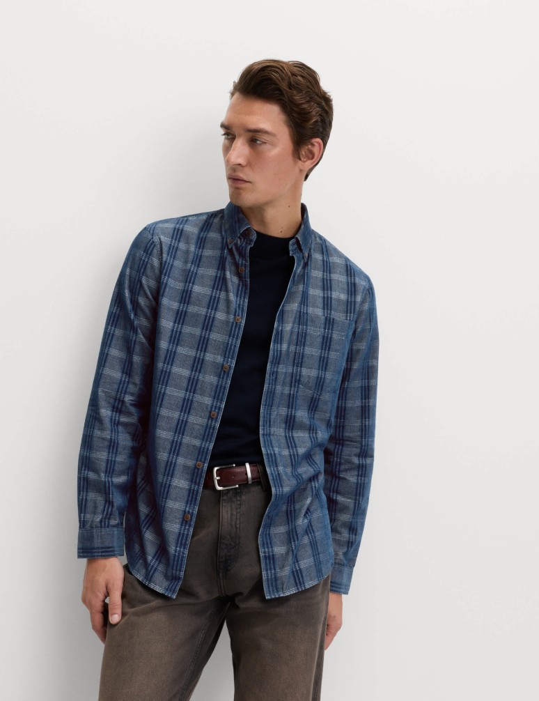 Pure Cotton Flannel Shirt