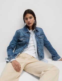 Džínová bunda se strečem