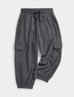 Cotton Blend Jersey Cargo Joggers (2-8 Yrs)