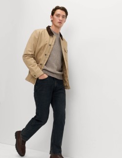 Svetr s kulatým výstřihem a texturou, ze směsi jehněčí vlny