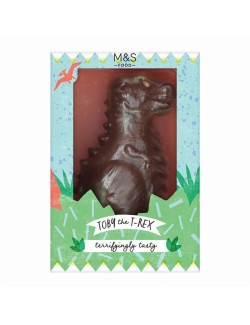 Zdobená dutá figurka z mramorované barevné cukrovinky a mléčné čokolády