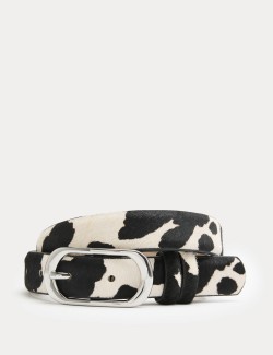 Cow Print Waist Belt