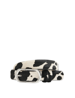 Cow Print Waist Belt