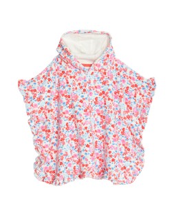 Floral Towelling Poncho (0-3 Yrs)