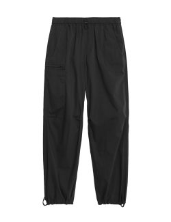 Loose Fit Parachute Cargo Trousers