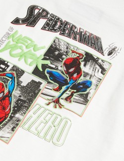 Tričko z čisté bavlny s potiskem Spider-Man™ (2–8 let)