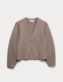 Slim Fit kardigan s výstřihem do V