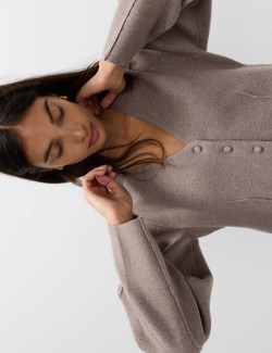 Slim Fit kardigan s výstřihem do V