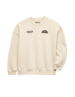 Mikina Stranger Things™ s vysokým podílem bavlny (6–16 let)