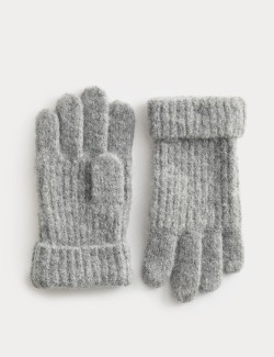 Kids' Ribbed Gloves (3-13 Yrs)