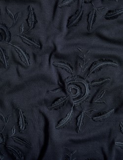 Pure Cotton Embroidered Midi Dress