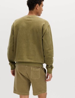 Barvená mikina z čisté bavlny