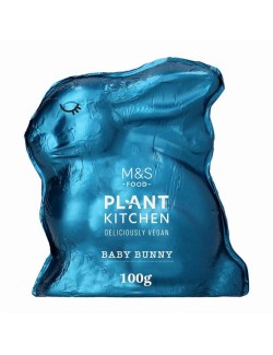 Figurka zajíčka z čokoládové polevy se sušeným rýžovým sirupem a mletými lískovými ořechy