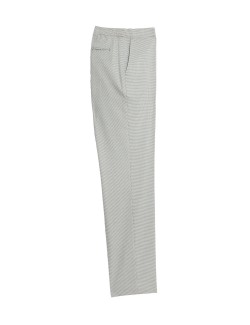 Puppytooth Elasticated Stretch Suit Trousers