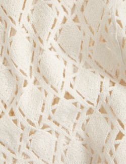 Pletené tílko s texturou, z čisté bavlny