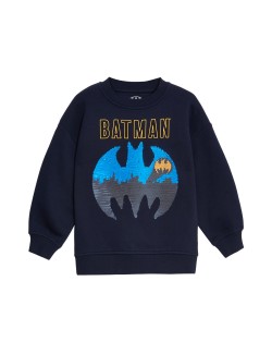 Cotton Rich Batman™ Sequin Sweatshirt (2-8 Yrs)