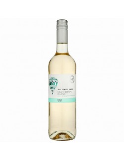Nápoj z nealkoholického aromatizovaného bílého vína Sauvignon Blanc