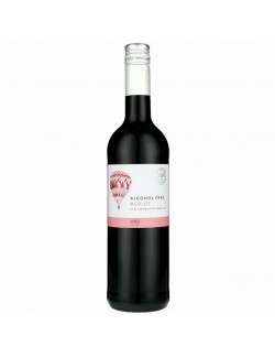 Nápoj z nealkoholického aromatizovaného červeného vína Merlot