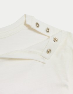 Tričko se vzorem, z čisté bavlny (0–3 roky), 3 ks