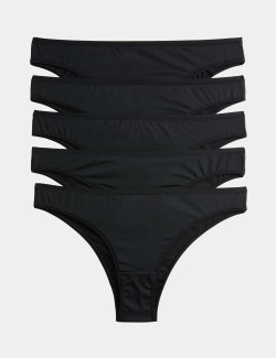 5pk Microfibre Brazilian Knickers