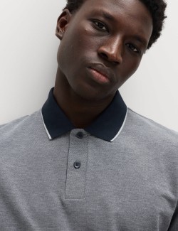 The Ultimate Tipped Pique Polo Shirt