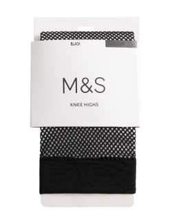 Fishnet Knee Highs