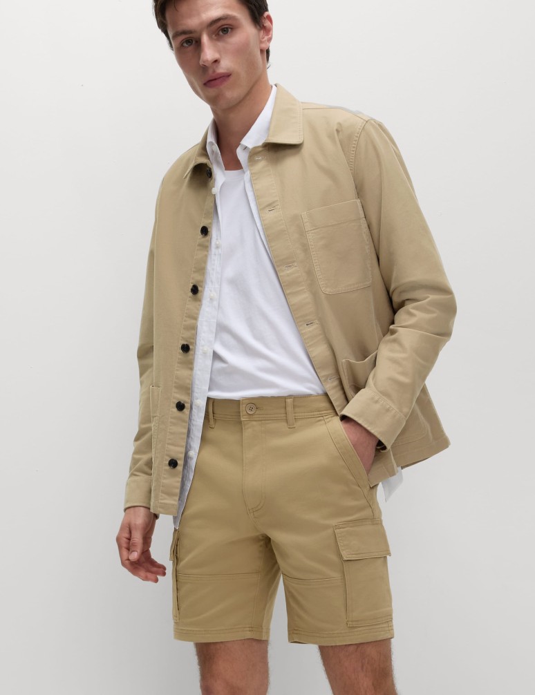 Stretch Cargo Shorts