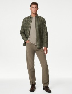 Tričko ke krku z čisté bavlny