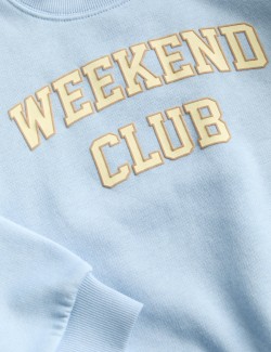 Mikina s víkendovým klubem a vysokým podílem bavlny (2–8 let)