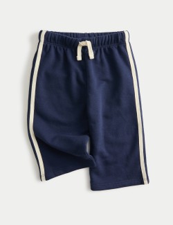 Cotton Rich Wide Leg Striped Joggers (0-3 Yrs)