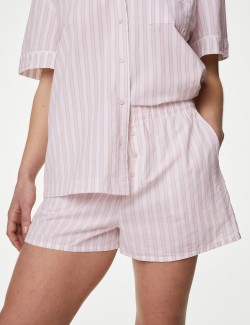 Cool Comfort™ Pure Cotton Striped Shortie Set