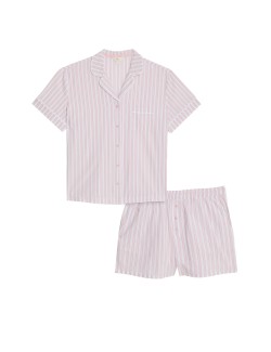 Cool Comfort™ Pure Cotton Striped Shortie Set