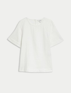 Tričko z dvojité tkaniny, z čisté bavlny
