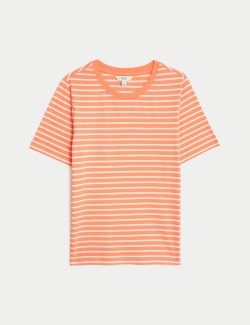 Pure Cotton Striped Everyday Fit T-Shirt