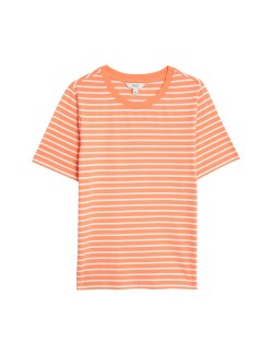 Pure Cotton Striped Everyday Fit T-Shirt