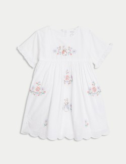 3dílný outfit obsahující šaty z čisté bavlny s motivem Králíček Petr™ (0–3 roky)
