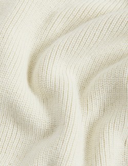 Cotton Rich V-Neck Longline Knitted Vest