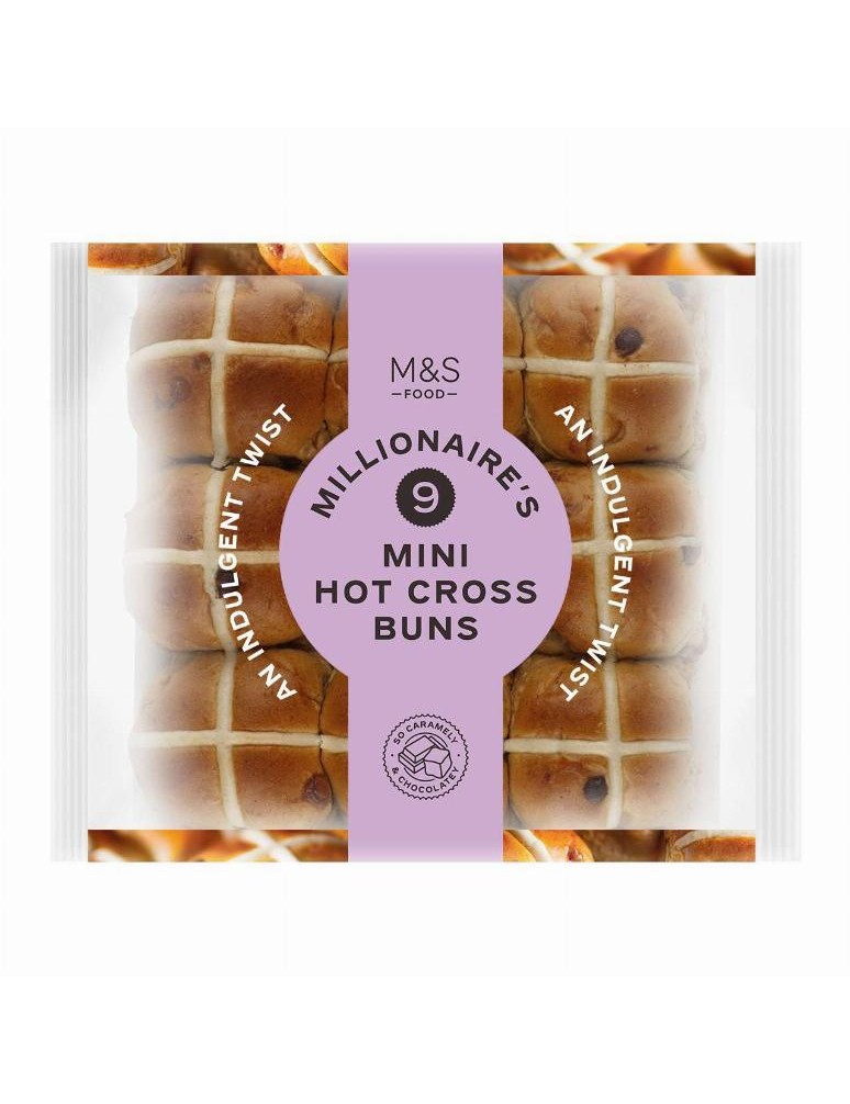 9 mini mazanců s máslovým karamelem, hořkou čokoládou a bílou čokoládou s karamelizovaným cukrem