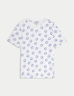 Pure Cotton Slogan Everyday Fit T-Shirt