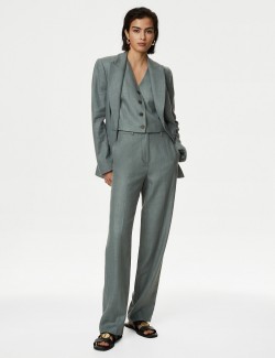 Linen Rich Tailored Wasitcoat