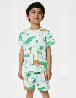 Pyžamo z čisté bavlny s motivem dinosaura (1–8 let)