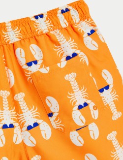 Lobster Print Swim Shorts (6-16 Yrs)