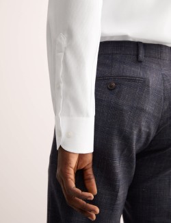 Tailored Fit Luxury Cotton Textured Shirt