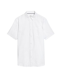 Easy Iron Pure Cotton Oxford Shirt