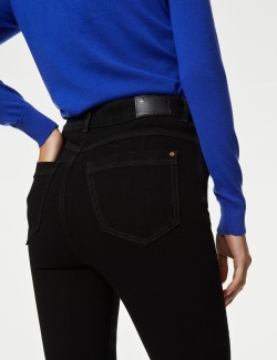 Tvarující přiléhavé džíny s vysokým pasem